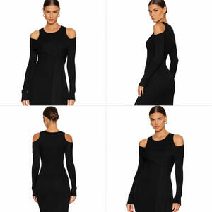 ATOIR Fallaway Dress – Black – Size 8 – NWT